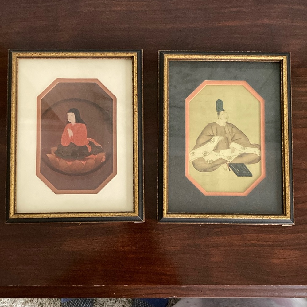 Two custom frames prints